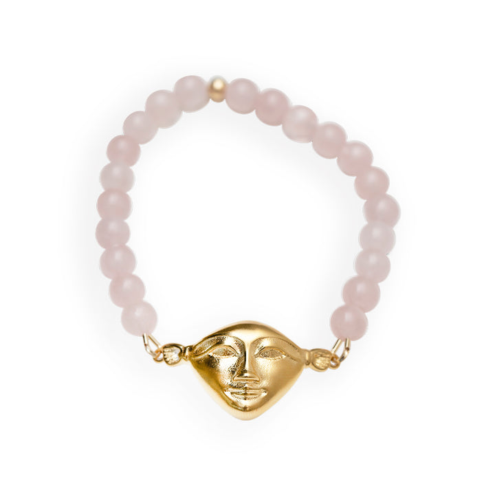 Hathor Harmony Bracelet - Rose quartz