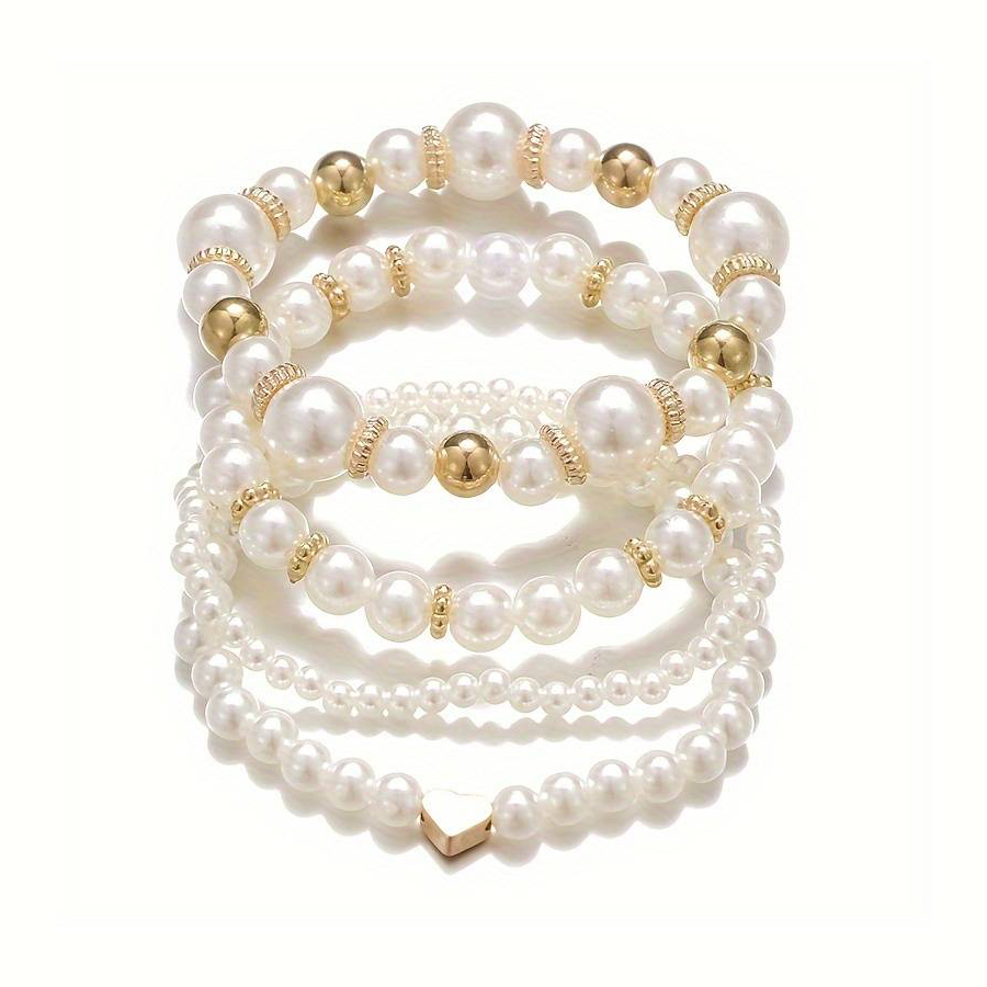 Pärl Armband 4-Pack